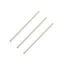 3-piece Set of Round Rods Ø 12mm, Raw Untreated Beech