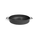 Pan 50 cm with 2 handles - made of natural steel