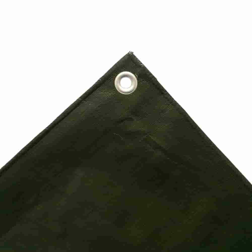 210g/m² Cover Tarpaulin 6x8m Green (48m²)