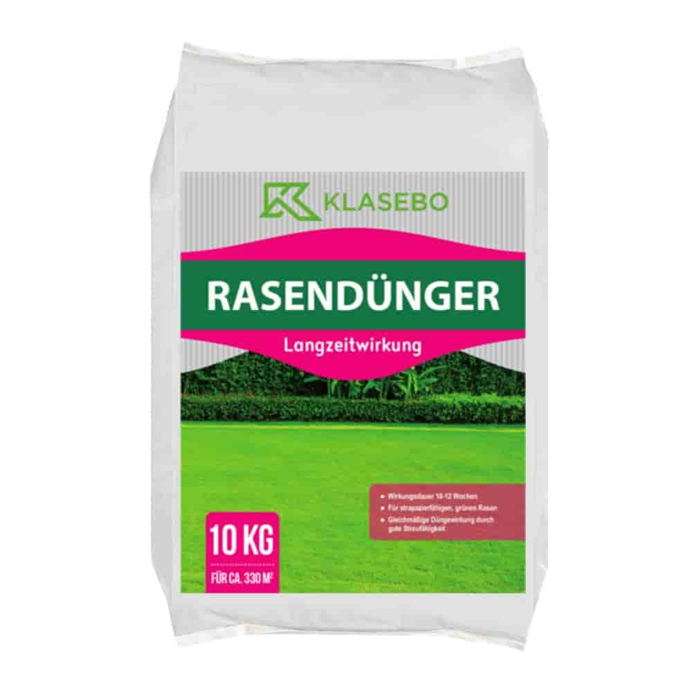 10kg Lawn Fertilizer Long-term Effect KLASEBO 20+5+8 NPK 330m²