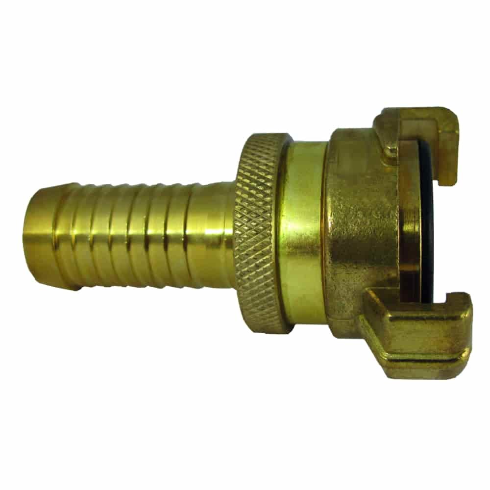 Brass Quick Coupling with Locknut 1 1/4"