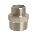 Threaded Fitting Stainless Steel Reducing Nipple 1" Male x 3/4" Male