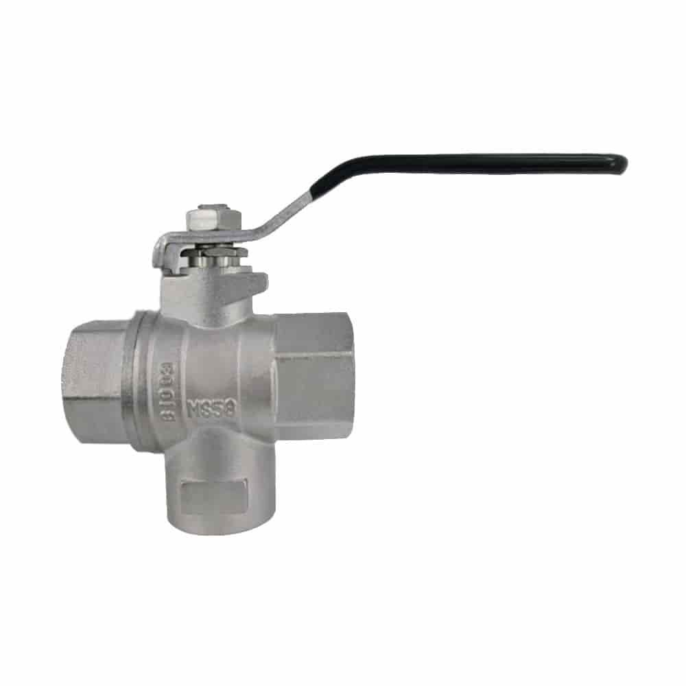 3-Way Ball Valve 1/2"