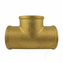 Threaded Fitting Brass T-Piece Reduced 3/4" F x 1/2" F x 3/4" F