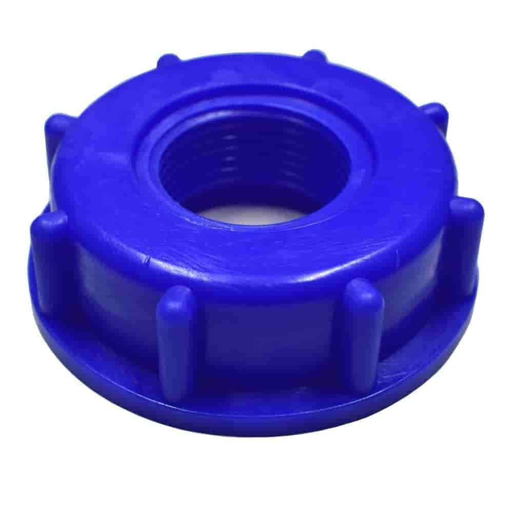 blue IBC nut with internal thread S60 x 1" IG