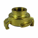 Brass Threaded Piece with Female Thread 1 1/4"