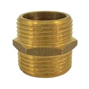 Threaded Fitting Brass Double Nipple 2" M x 2" M