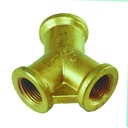 Compressed Air Brass 2-way Distributor 3/8" Internal Thread