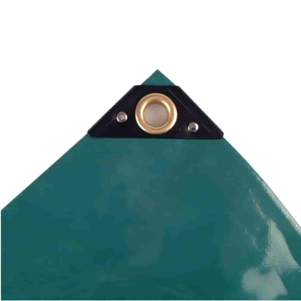 green 650 g/m² PVC 3 x 3m (9m²) Tarpaulin