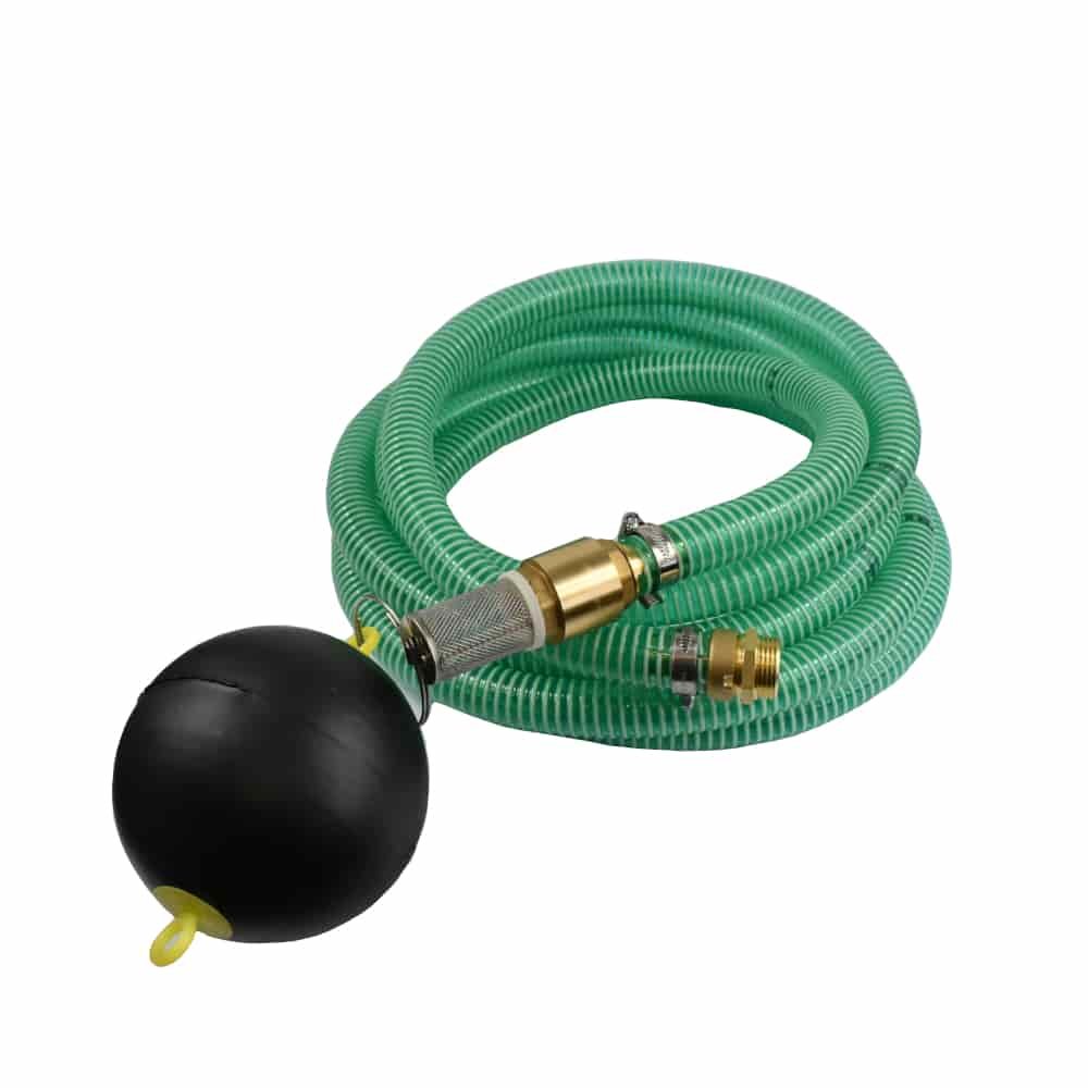 1"/25mm Suction + Pressure Hose with Floating Intake + 1" AG Double Nipple 20m