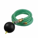 1"/25mm suction and pressure hose with floating extraction + 1" AG double nipple 9m