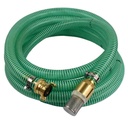 1"/25mm Suction + Pressure Hose with Suction Basket, Check Valve + Suction Coupling 7m