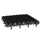 Grass Grid Black RKP1 approx. 49.2x49.2x 3.9 cm