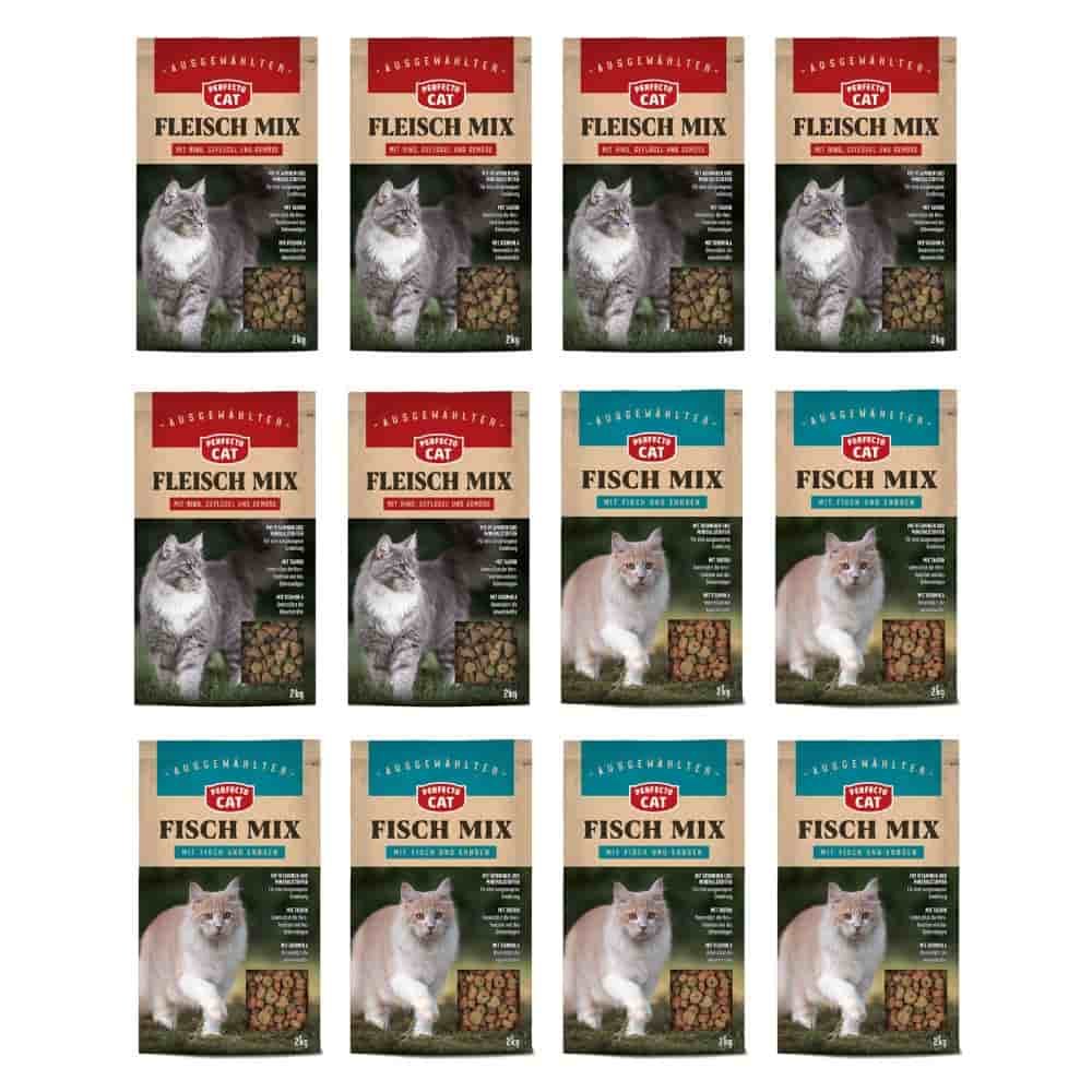 Cat Food Perfecto Cat Classic Crunchy Mix 24kg