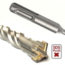 Hammer Drill Bit for SDS-PLUS 4-Cutter Ø 16.0mm x 260mm Length