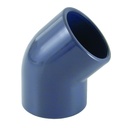 PVC-U 45°Elbow Socket 63 mm PN16