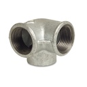 Threaded Fitting Malleable Cast Iron Angle Distributor 1" F x 1" F x 1" F