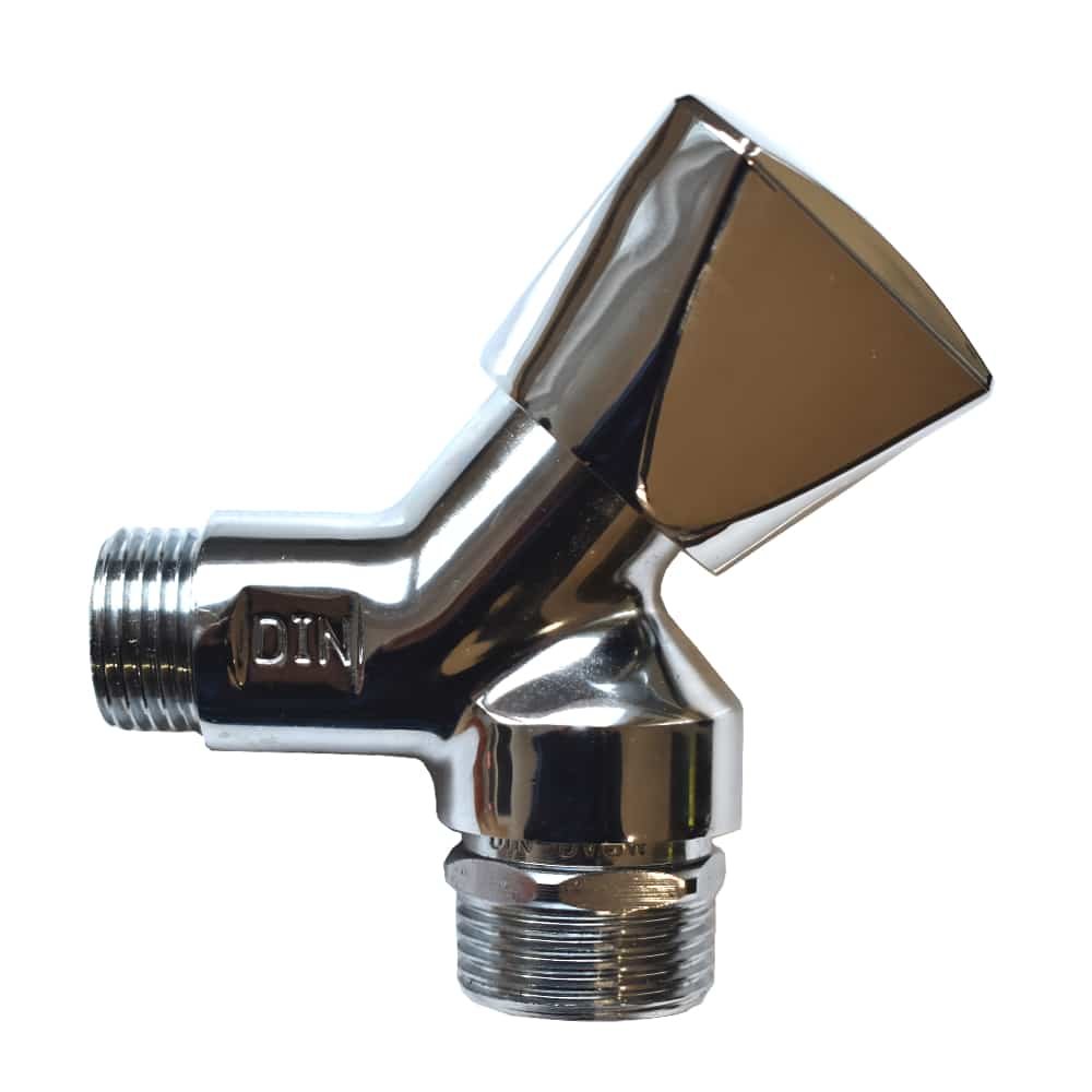 Device Angle Seat Valve with Aerator - Hood Handle 1/2"