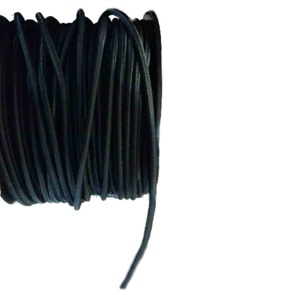 Expander rope 6 mm black 12 meters PP coating