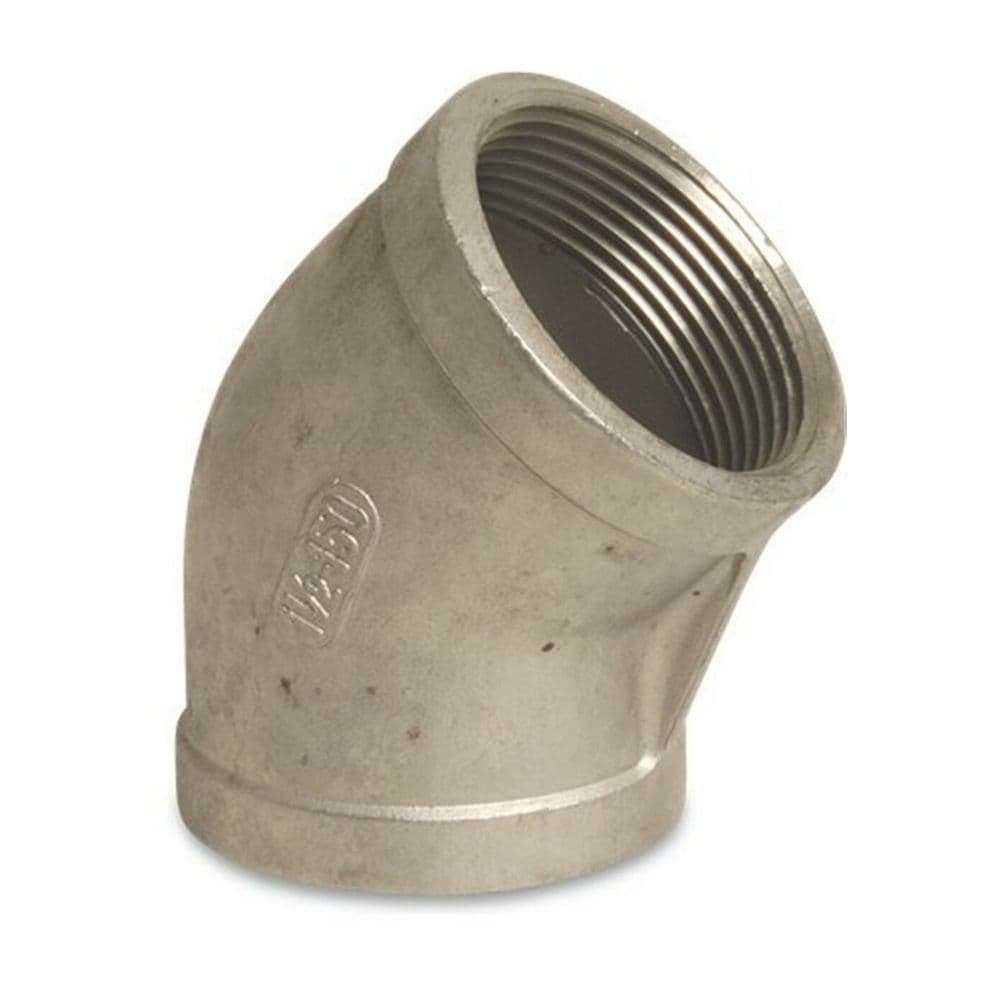 Threaded Fitting Stainless Steel Elbow 45° 1" IG