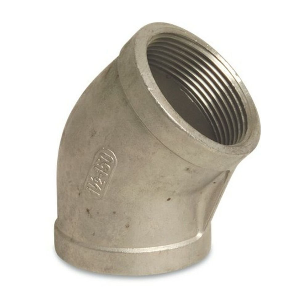 Threaded Fitting Stainless Steel Elbow 45° 2" IG