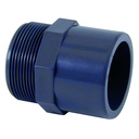 PVC-U Transition Socket x Male Thread 25-20mm x 1/2" PN10