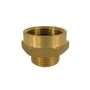 Threaded Fitting Brass Double Nipple Extended 1/2" Female Thread x 3/8" Male Thread