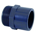 PVC-U Transition Socket x Male Thread 63-50mm x 2" PN10