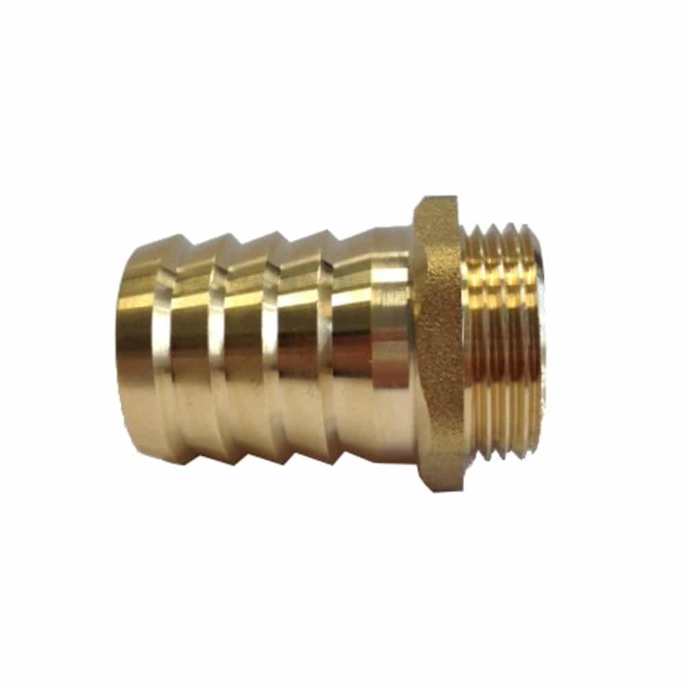 Hose Connector Brass 1" AG - 19 mm