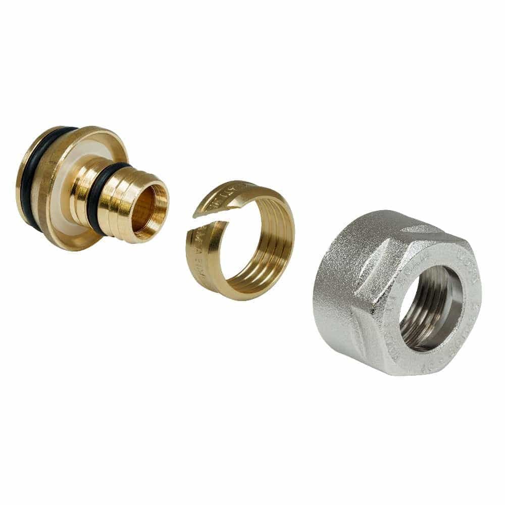 Eurocone Compression Fitting with Nut 16 x 2 - 3/4"