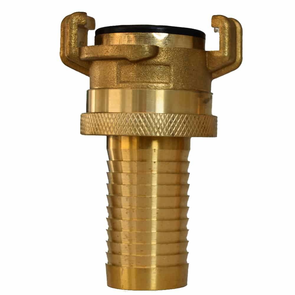 Brass Suction Coupling with Locknut 1" Inch