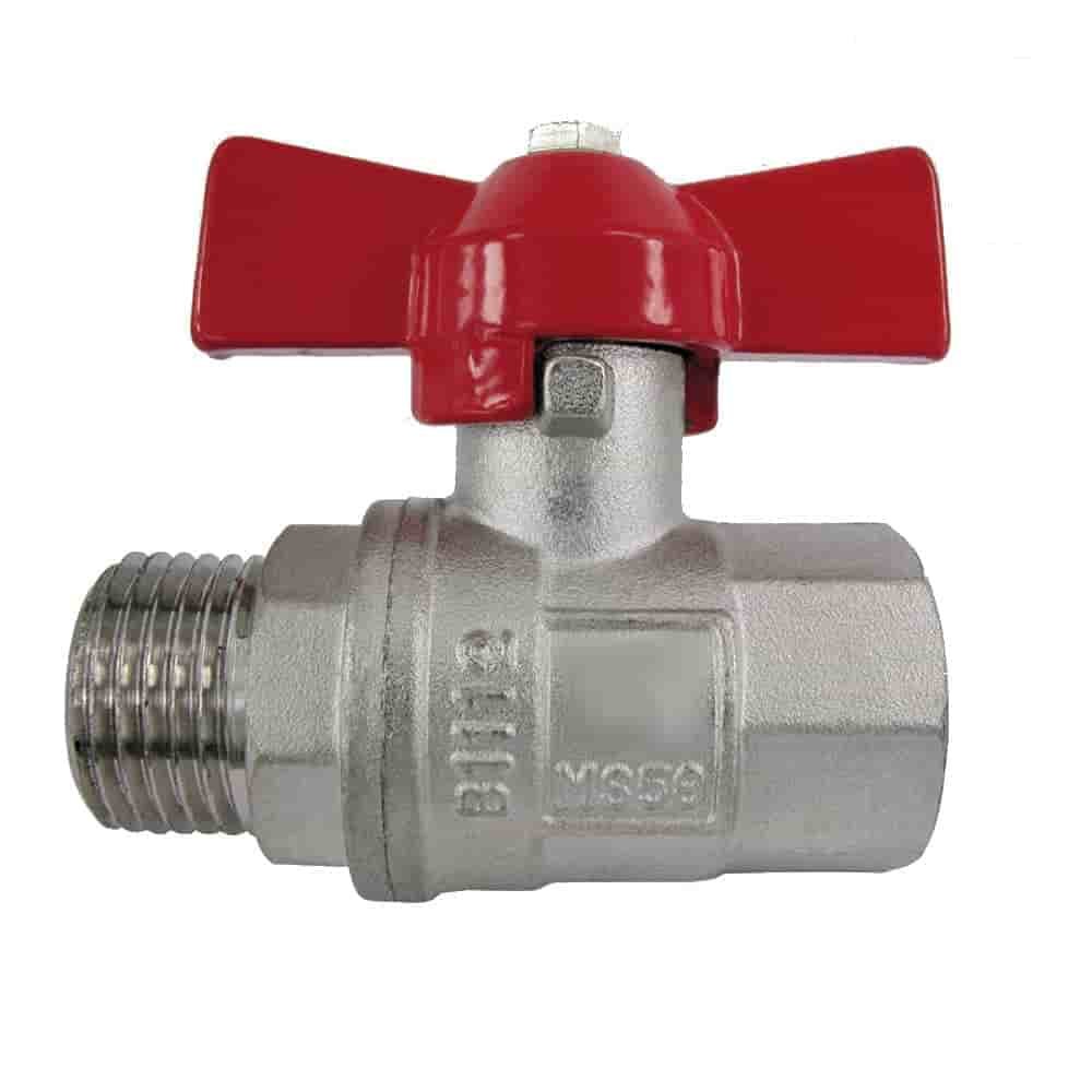 Wing Handle Ball Valve IGxAG 1"