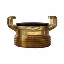 Brass threaded piece 1 1/4" male thread