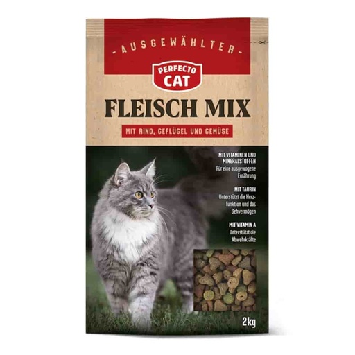 [BONI-42678-2] Cat Food Perfecto Cat Classic Meat Mix 2kg