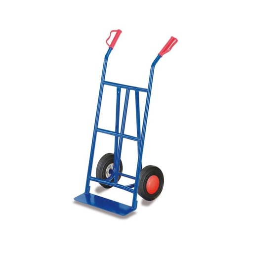 [BONI-sk-1152] Steel Tube Hand Truck 250 kg with Solid Rubber Tires 620 x 440 x 1100 mm