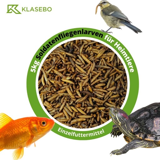 [BONI-42922] Black soldier fly larvae 5kg, whole dried Hermetia illucens