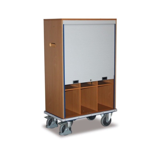 [BONI-sw-474.000] Filing Cart with 9 Lockable Sections + EasySTOP