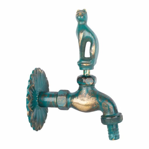 [BONI-41797-07] Nostalgia Outlet Valve Cat Patinated 1/2"