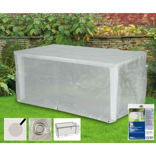 [BONI-79292KK] Protective cover transparent rectangular table, approx. 220x100x75