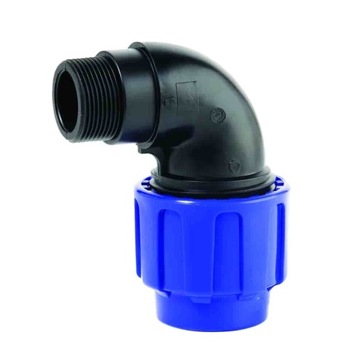 [BONI-01498K] PP PE Pipe Fitting 90° Elbow 32 x 1" M