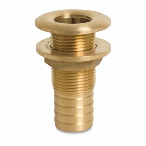 [BONI-42440K] Threaded Fitting Brass Feedthrough 15 mm Hose Tail x 3/8" Male Thread