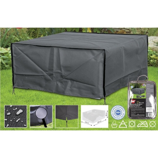 [BONI-79303K] Protective Cover Deluxe Rattan Lounge, approx. 200x160x80